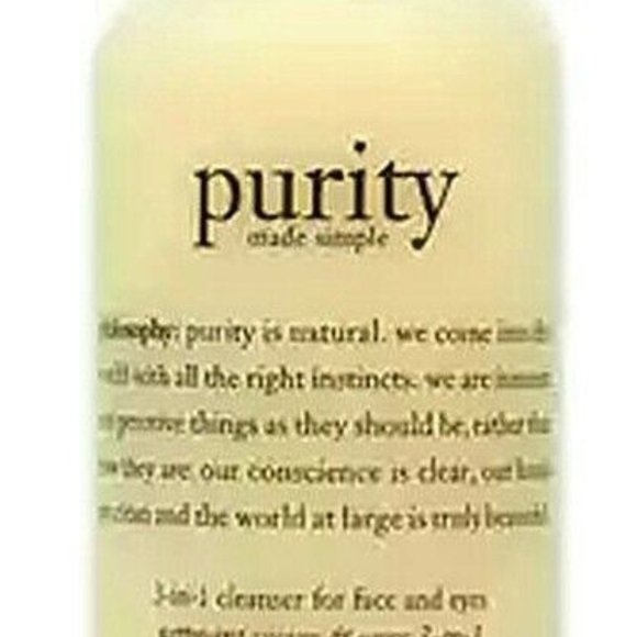 4 x Philosophy Purity Made Simple 3-in-1 Facial+Eye Cleanser 3 oz ea. Sealed - Picture 4 of 4
